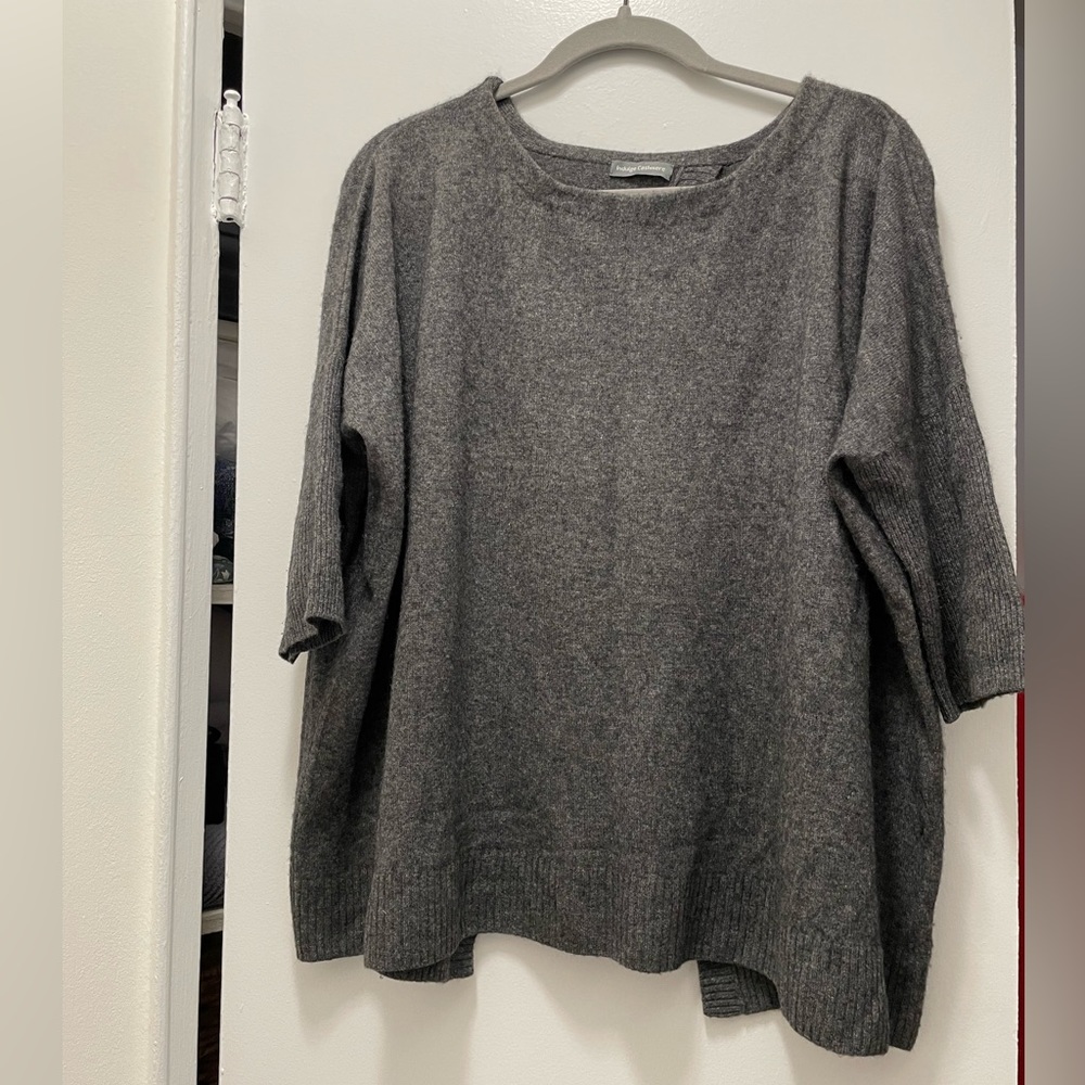 Indulge Cashmere open back sweater